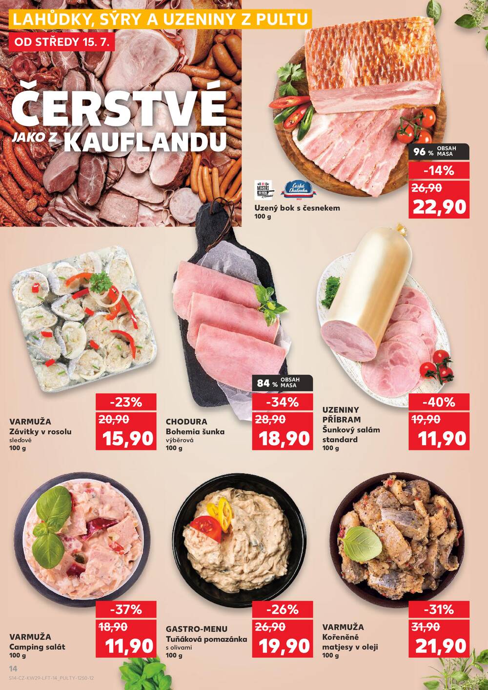 Leták Kaufland - Kaufland 15.7. - 21.7. - Kaufland - Rokycany - strana 14 Leták Kaufland - Kaufland 15.7. - 21.7. - Kaufland - Rokycany - strana 14