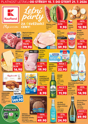 Leták Kaufland 15.7. - 21.7. - Kaufland - Svitavy