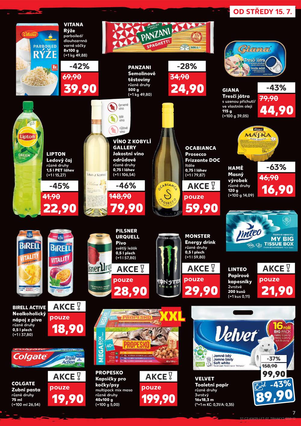 Kaufland 15.7. - 21.7. - Kaufland - Zábřeh na Moravě