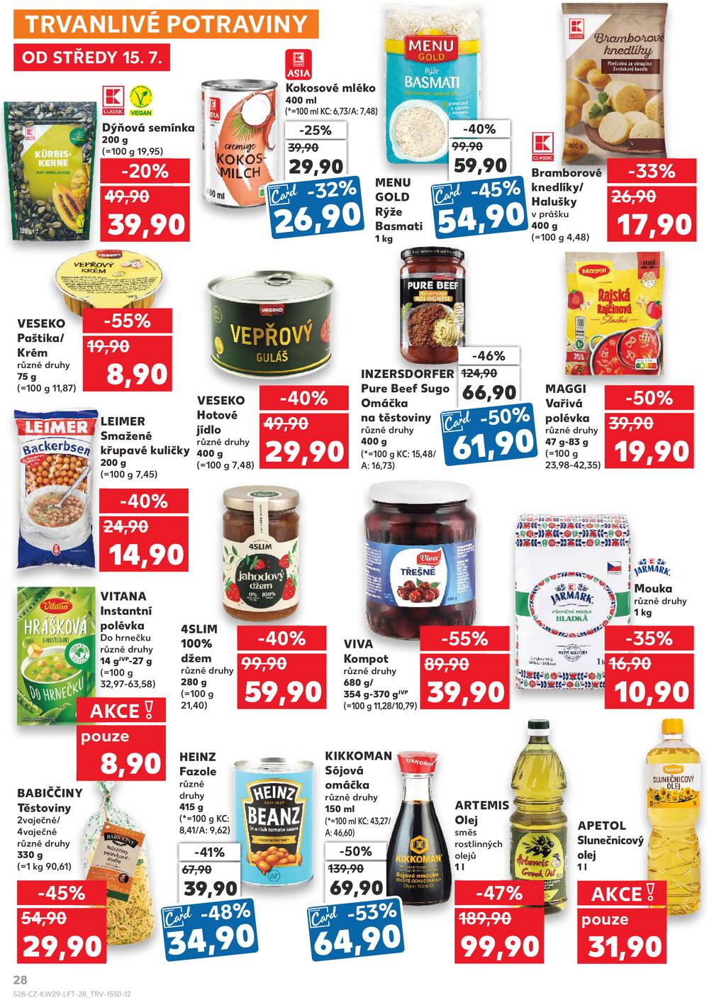 Kaufland 15.7. - 21.7. - Kaufland - Zábřeh na Moravě