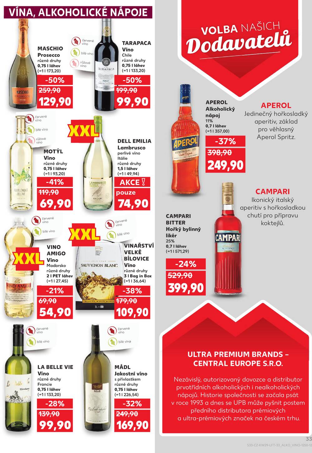 Leták Kaufland - Kaufland 15.7. - 21.7. - Kaufland - Praha 6 (Vypich) - strana 33