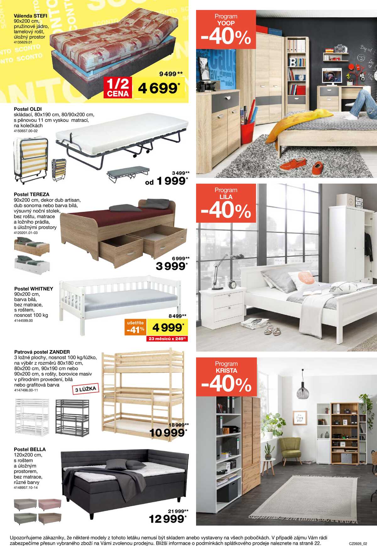 Sconto nábytek od 15.7. do 4.8.2026 strana 2