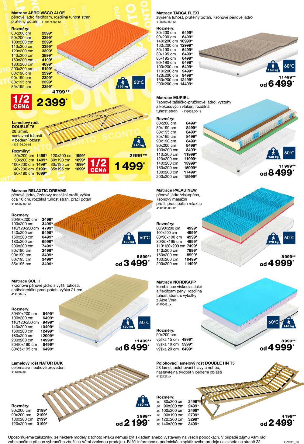 Leták SCONTO Nábytek - Sconto nábytek od 15.7. do 4.8.2026 - strana 6 Leták SCONTO Nábytek - Sconto nábytek od 15.7. do 4.8.2026 - strana 6