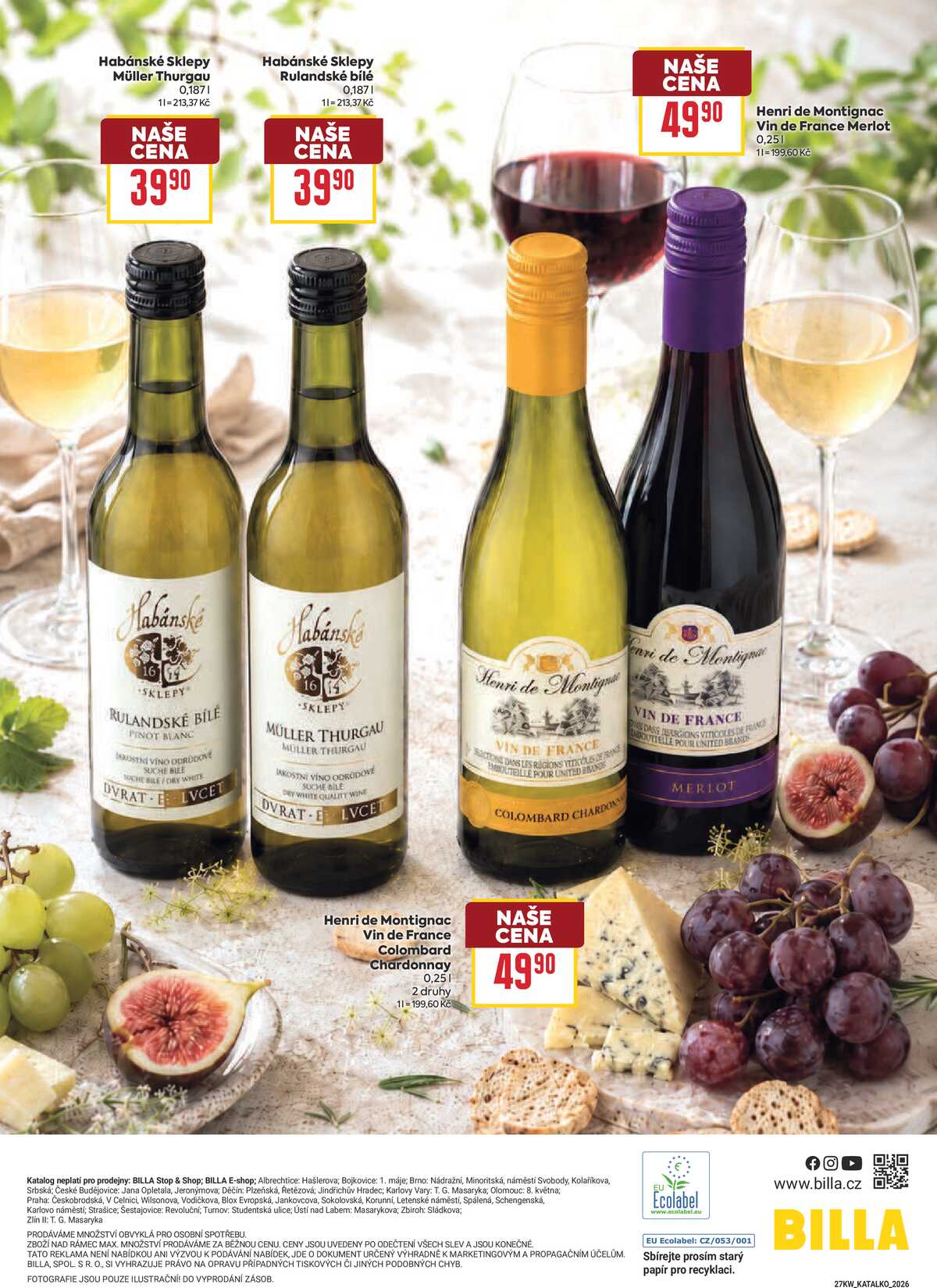 BILLA katalog Alko od 1.7. do 29.9.2026 strana 8