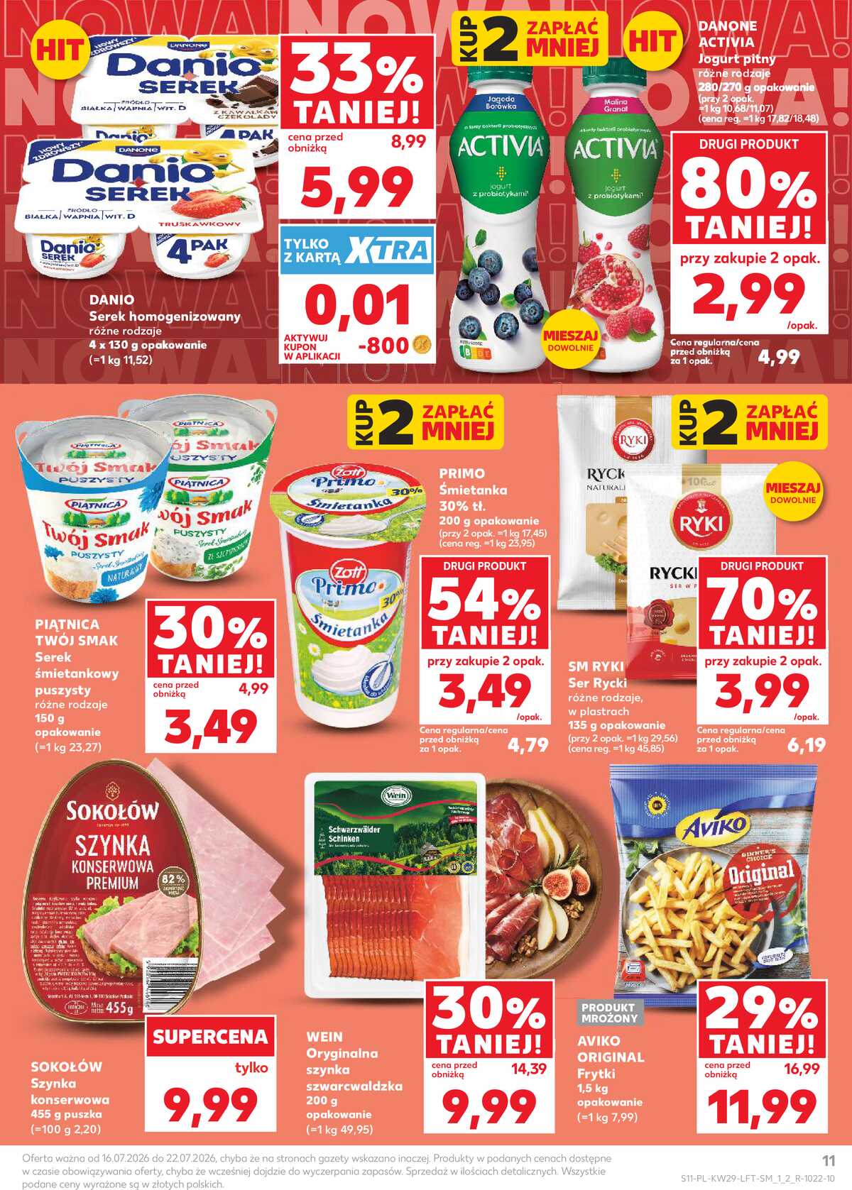 Leták Kaufland Polsko 16.7.-22.7.2026 - Týdenní zpravodaj strana 11
