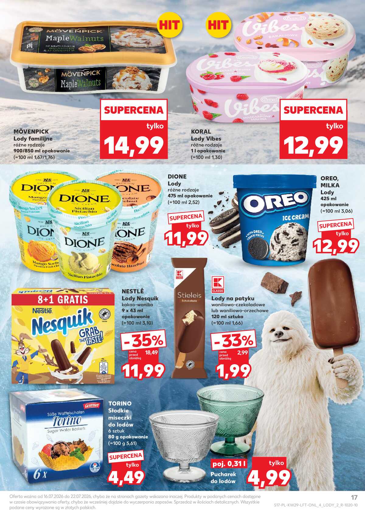 Leták Kaufland Polsko 16.7.-22.7.2026 - Týdenní zpravodaj strana 17