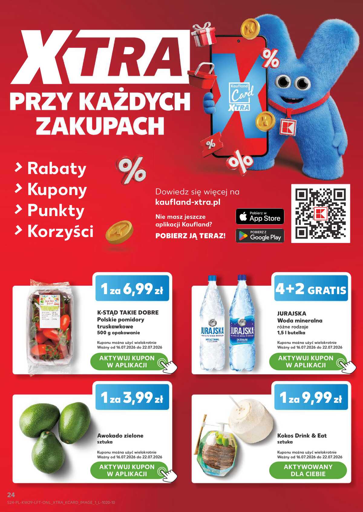Leták Kaufland Polsko 16.7.-22.7.2026 - Týdenní zpravodaj strana 24