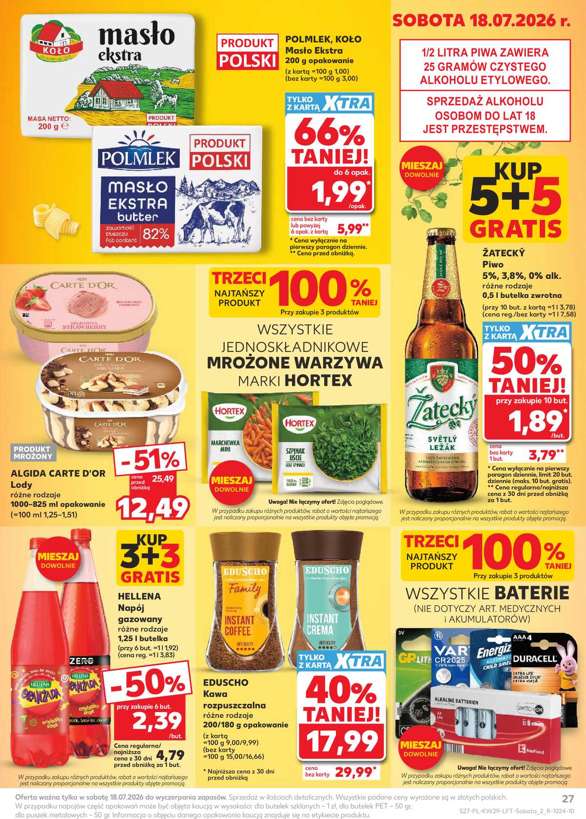 Leták Kaufland Polsko 16.7.-22.7.2026 - Týdenní zpravodaj strana 27