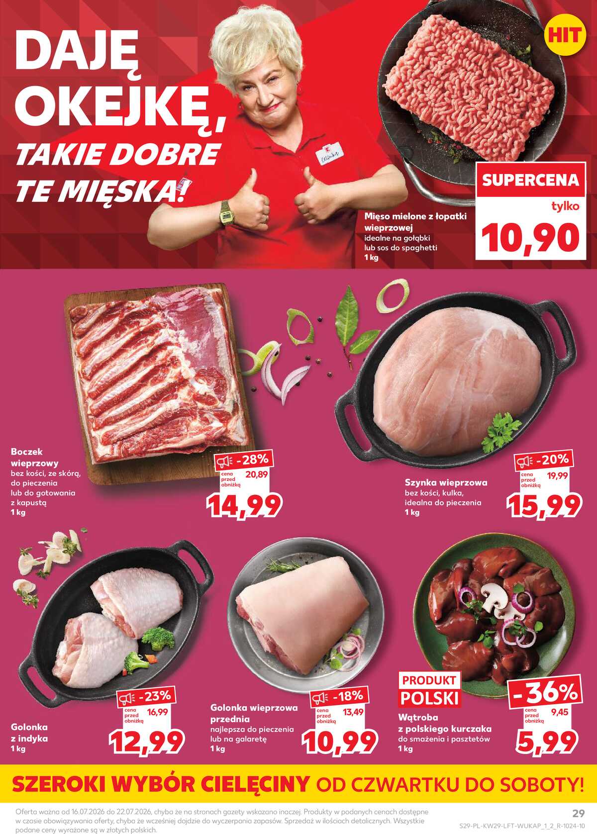 Leták Kaufland Polsko 16.7.-22.7.2026 - Týdenní zpravodaj strana 29