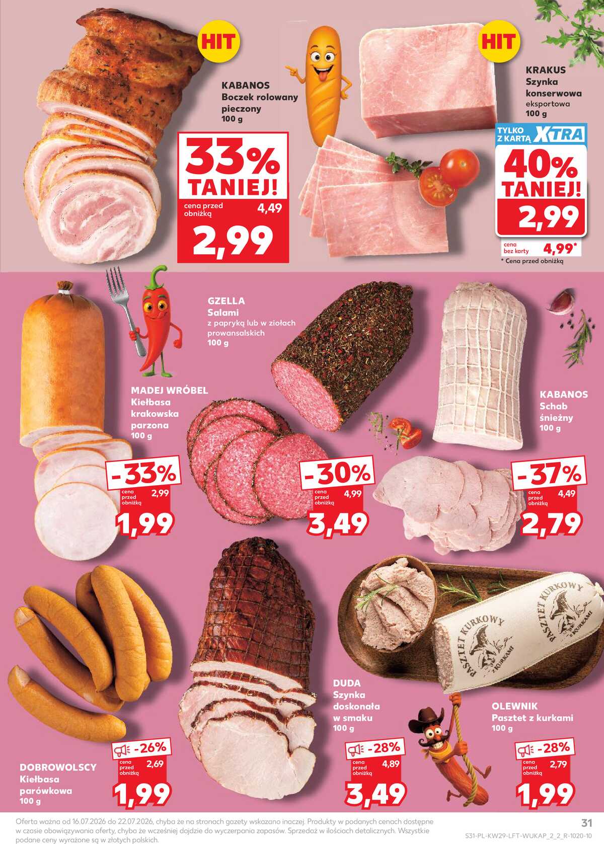 Leták Kaufland Polsko 16.7.-22.7.2026 - Týdenní zpravodaj strana 31
