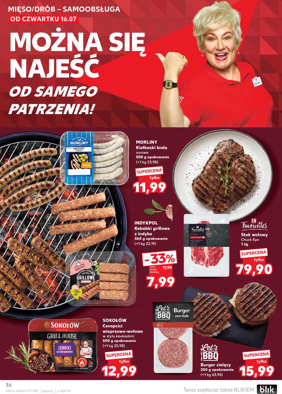 Leták Kaufland Polsko 16.7.-22.7.2026 - Týdenní zpravodaj strana 36