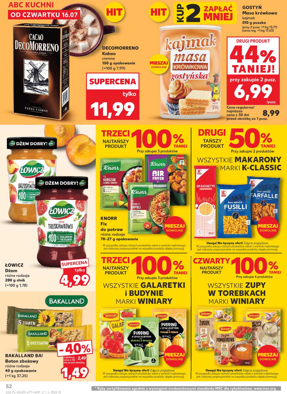 Leták Kaufland Polsko 16.7.-22.7.2026 - Týdenní zpravodaj strana 52