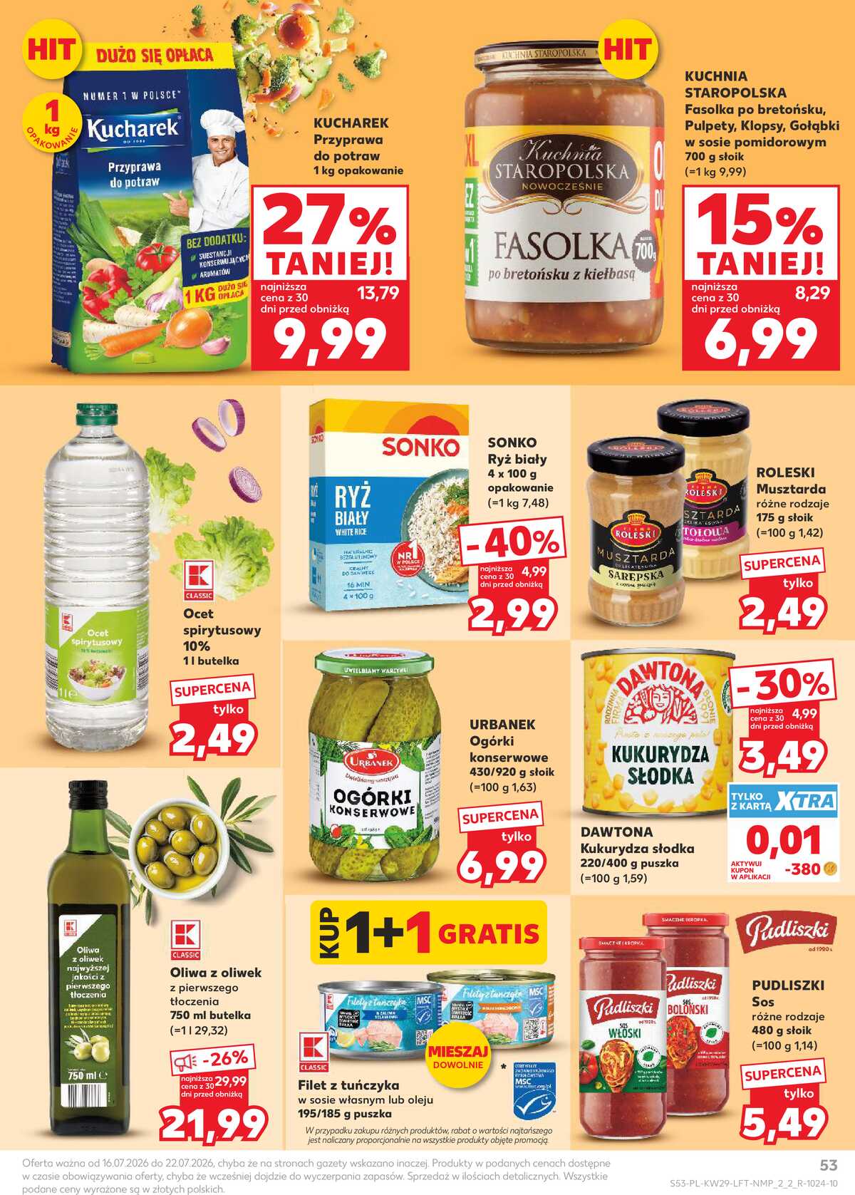 Leták Kaufland Polsko 16.7.-22.7.2026 - Týdenní zpravodaj strana 53