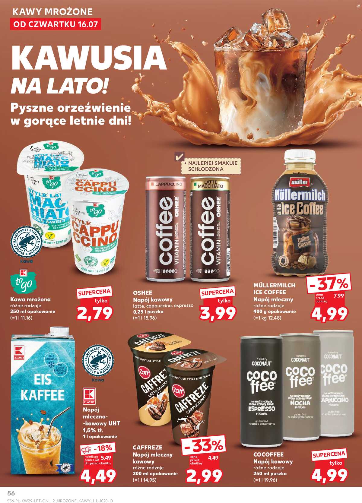 Leták Kaufland Polsko 16.7.-22.7.2026 - Týdenní zpravodaj strana 56