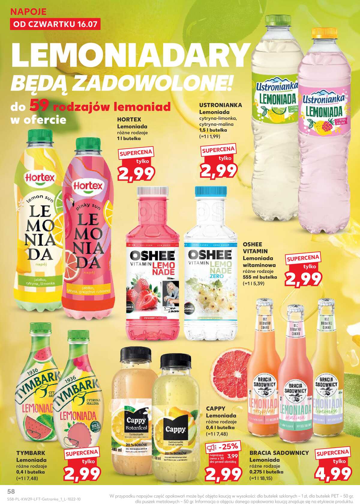 Leták Kaufland Polsko 16.7.-22.7.2026 - Týdenní zpravodaj strana 58