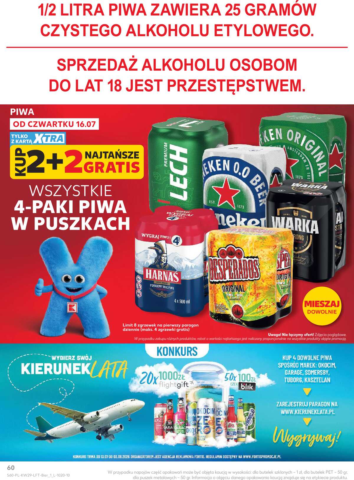 Leták Kaufland Polsko 16.7.-22.7.2026 - Týdenní zpravodaj strana 60