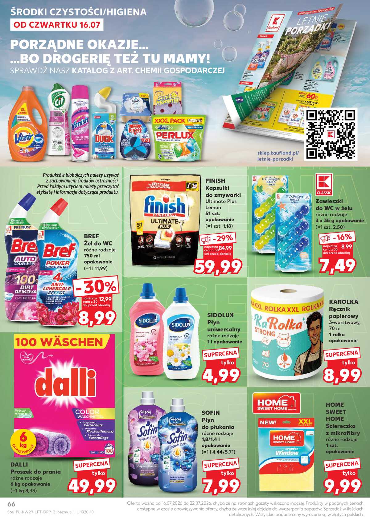 Leták Kaufland Polsko 16.7.-22.7.2026 - Týdenní zpravodaj strana 66