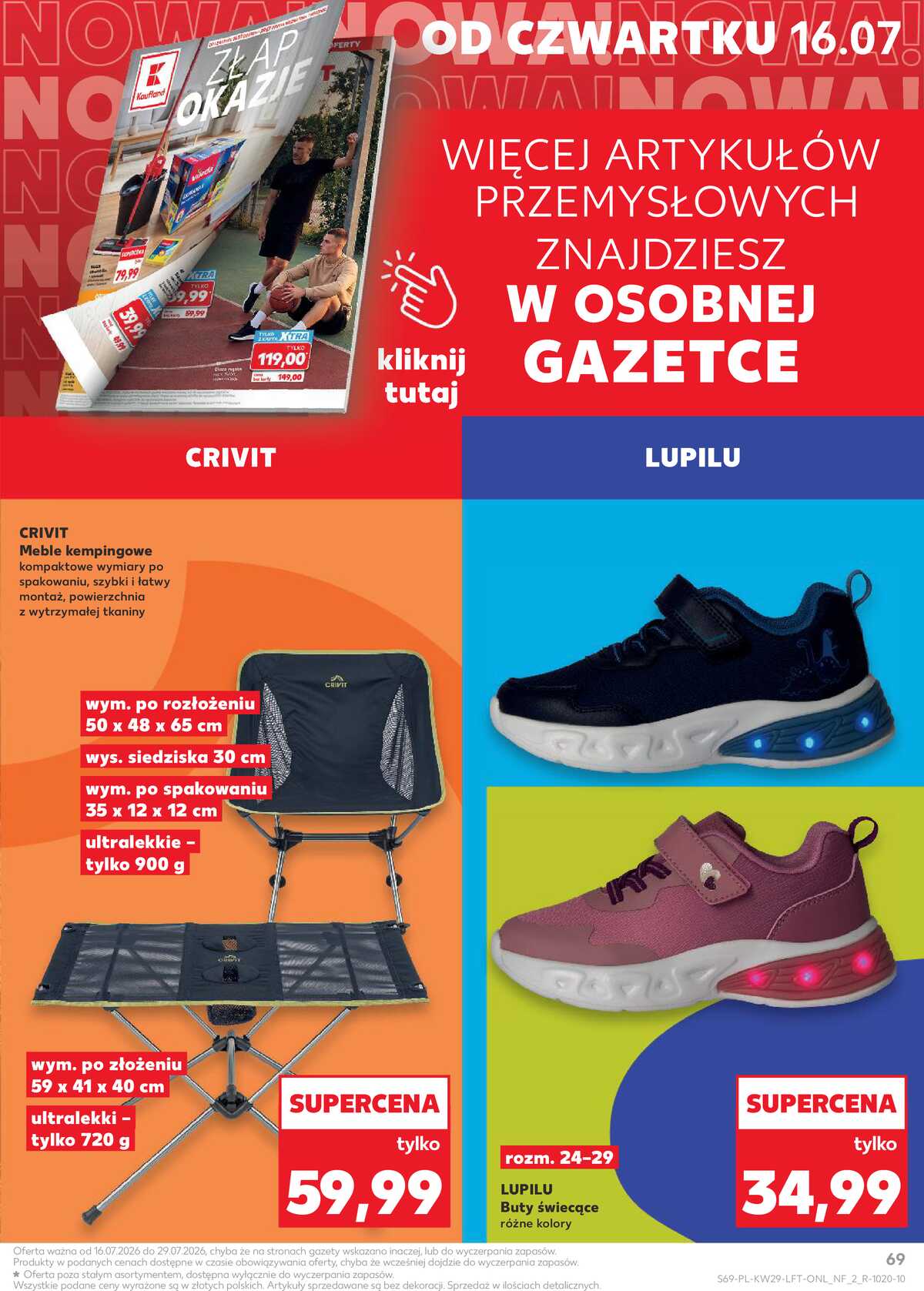 Leták Kaufland Polsko 16.7.-22.7.2026 - Týdenní zpravodaj strana 69