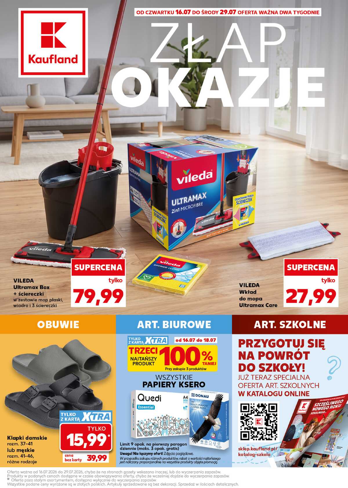 Leták Kaufland Polsko 16.7.-29.7.2026 strana 1