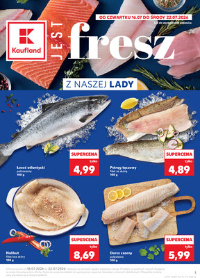 Leták Kaufland Polsko 16.7.-22.7.2026 - Ryby z našeho pultu