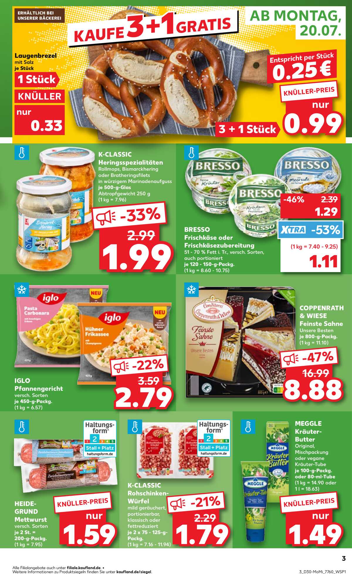 Leták Kaufland Německo 20.7.-22.7.2026 strana 3