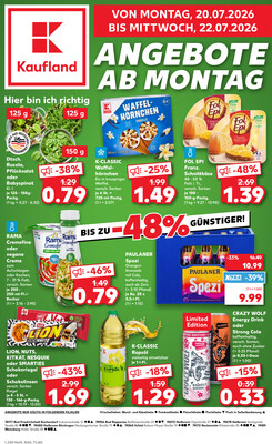 Leták Kaufland Německo 20.7.-22.7.2026