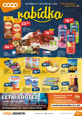 COOP Východočeský region do 28.7.