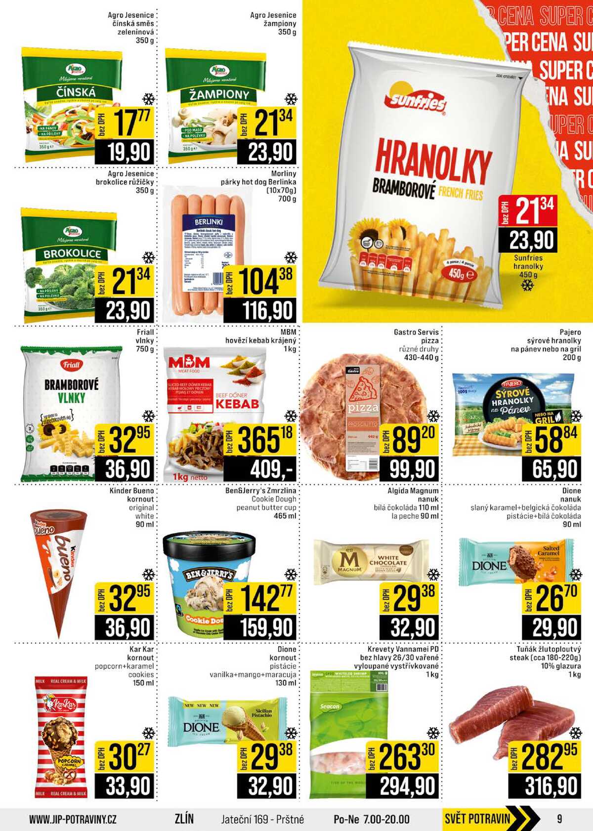 JIP Cash & Carry Brno, Praha, Ostrava, Jilemnice, Pardubice, Ostrava, Karlovy Vary, Olomouc a Zlín od 15.7. do 21.7.2026 strana 9