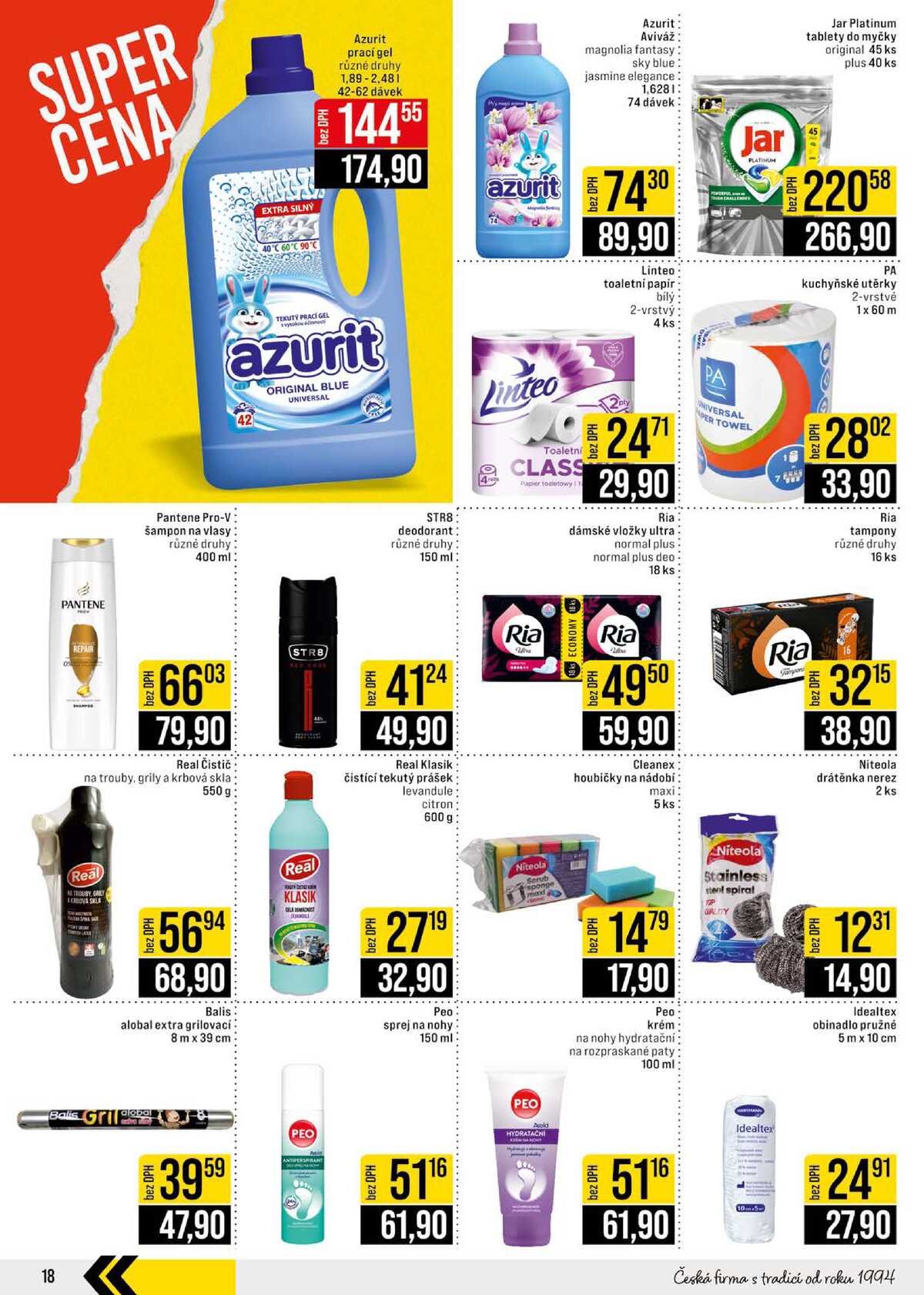 JIP Cash & Carry Brno, Praha, Ostrava, Jilemnice, Pardubice, Ostrava, Karlovy Vary, Olomouc a Zlín od 15.7. do 21.7.2026 strana 18