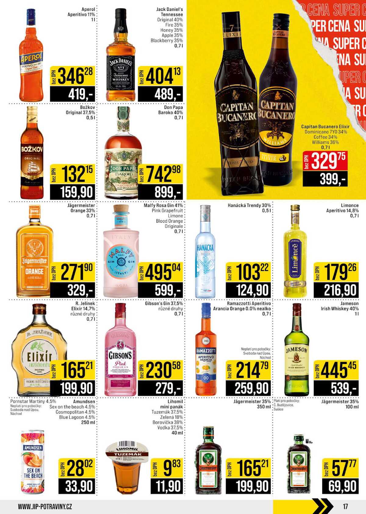 JIP Cash & Carry České Budějovice, Most, Náchod, Polička, Sušice a Svoboda nad Úpou od 15.7. do 21.7.2026 strana 17