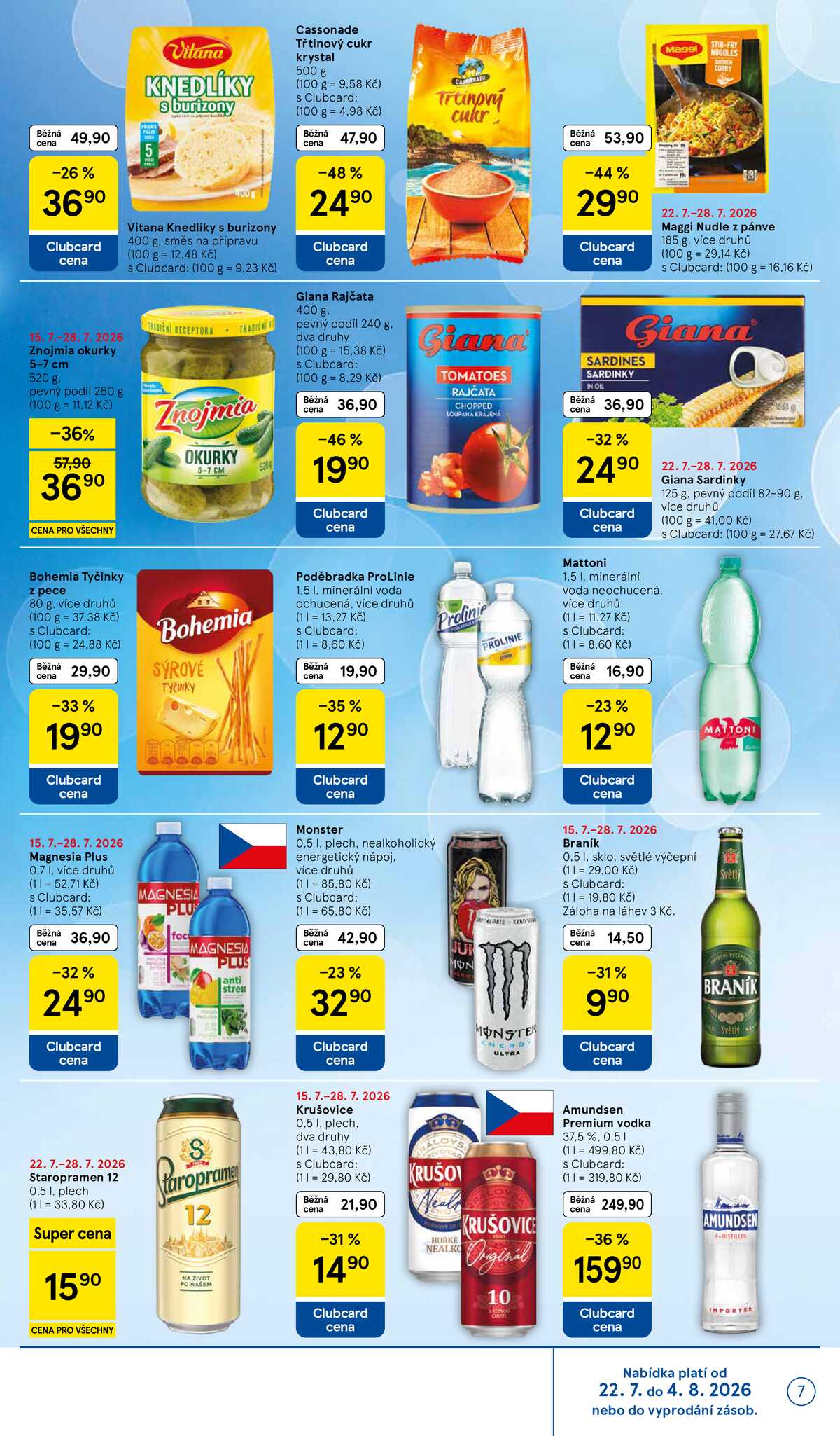 Tesco supermarkety od 22.7. do 28.7.2026 strana 7