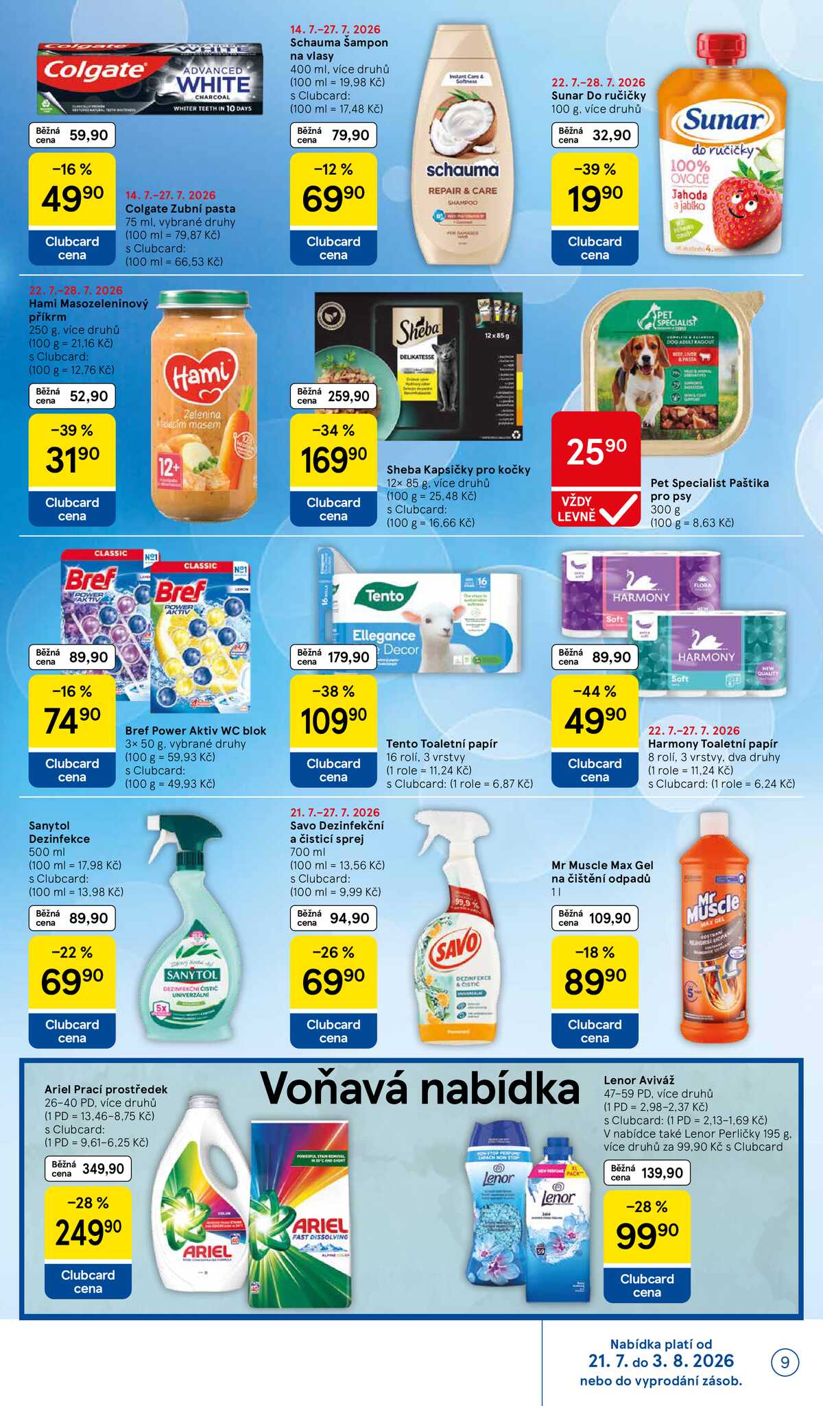 Tesco supermarkety od 22.7. do 28.7.2026 strana 9