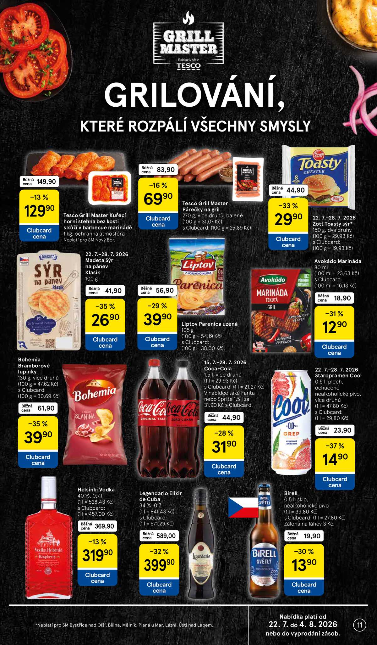 Tesco supermarkety od 22.7. do 28.7.2026 strana 11
