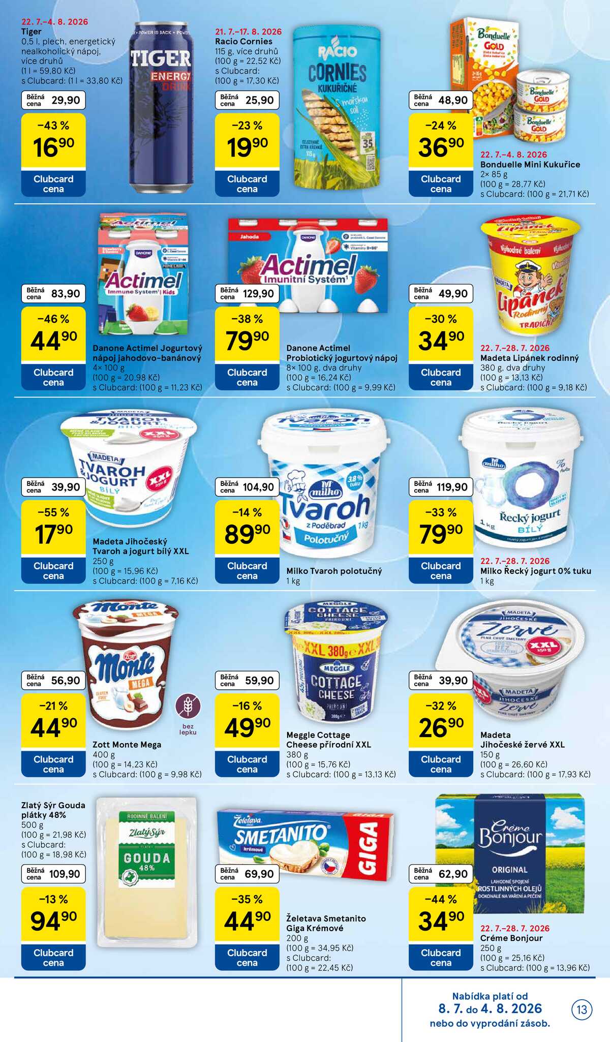 Tesco supermarkety od 22.7. do 28.7.2026 strana 13