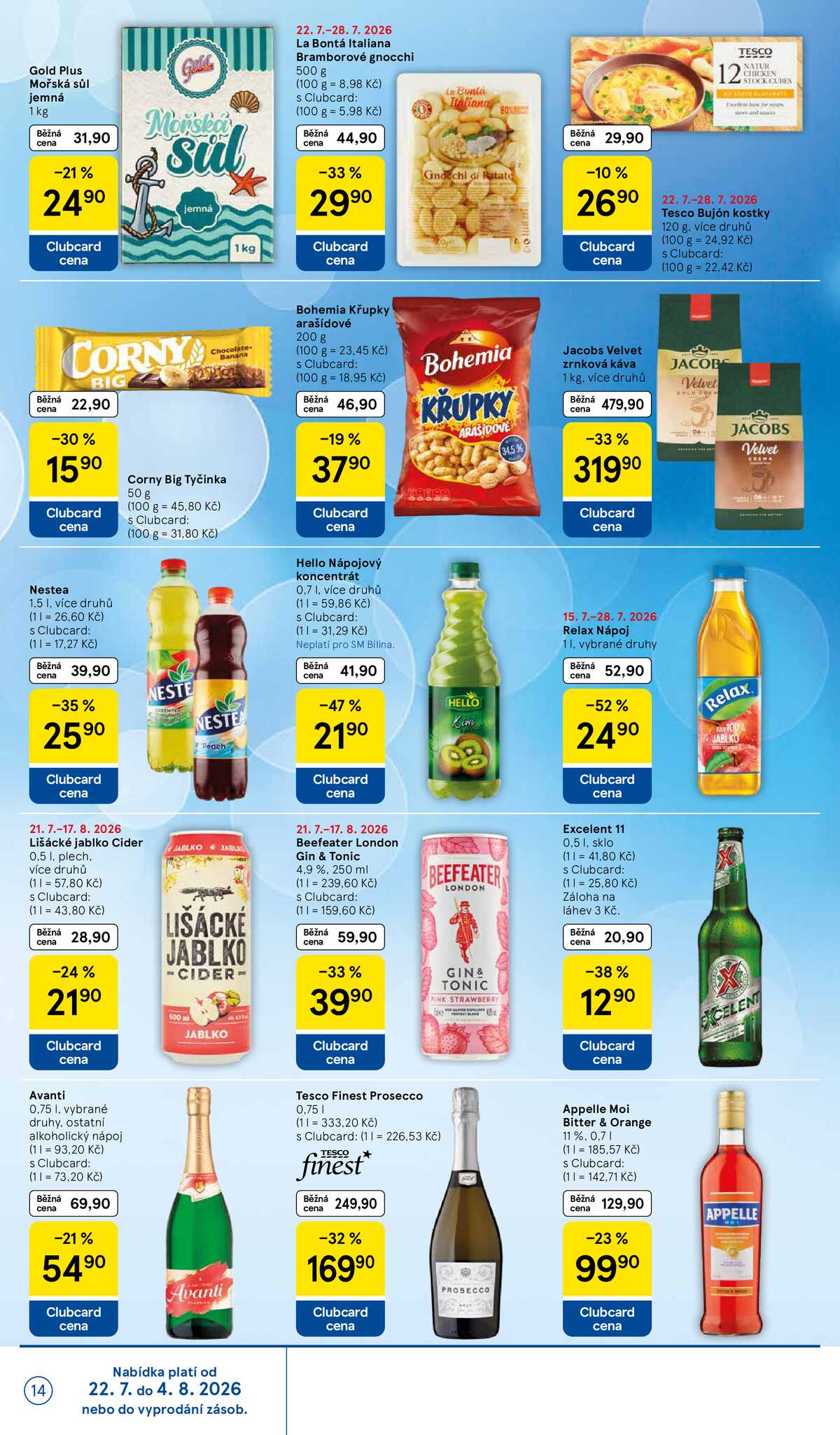 Tesco supermarkety od 22.7. do 28.7.2026 strana 14