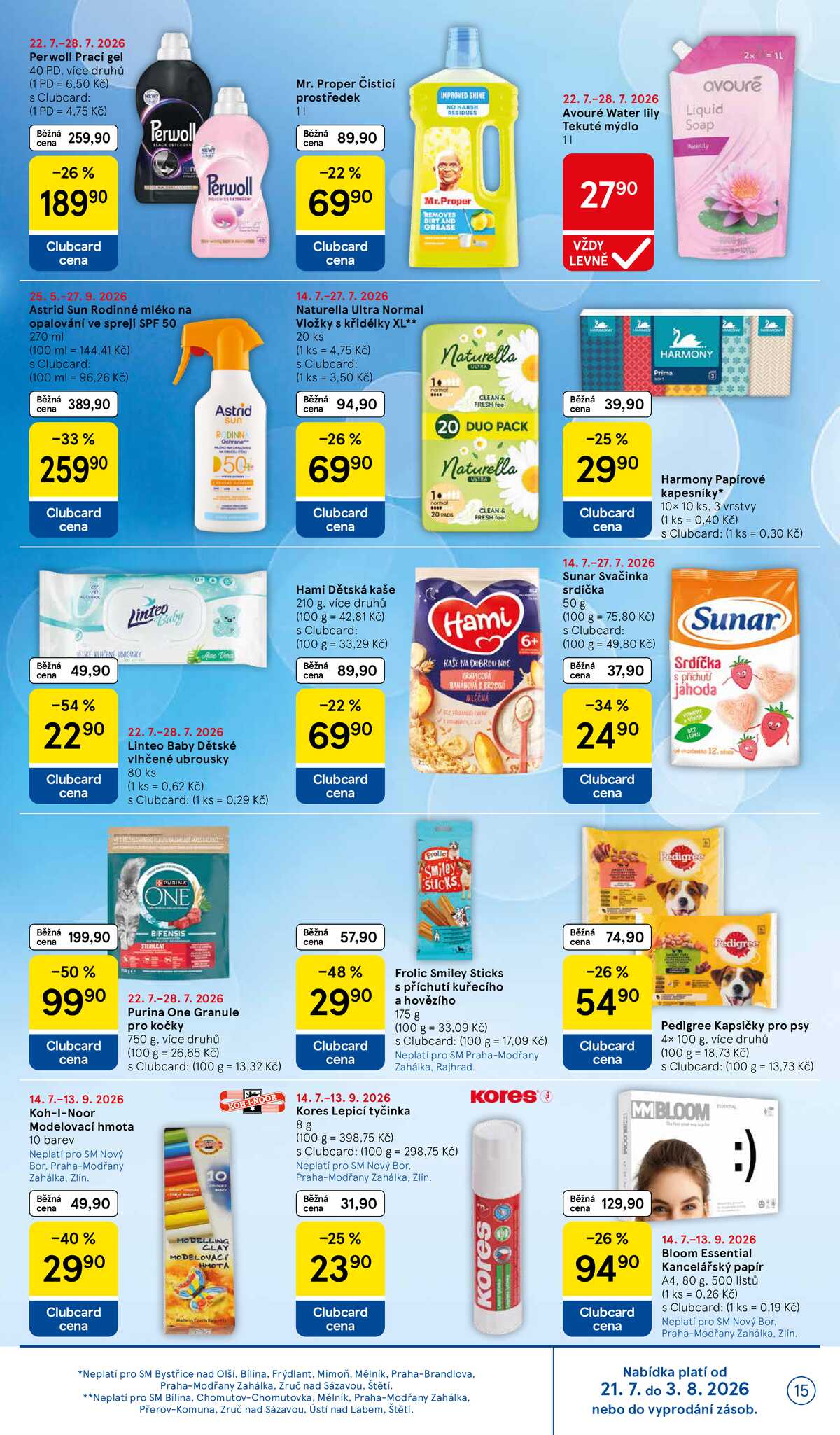 Tesco supermarkety od 22.7. do 28.7.2026 strana 15