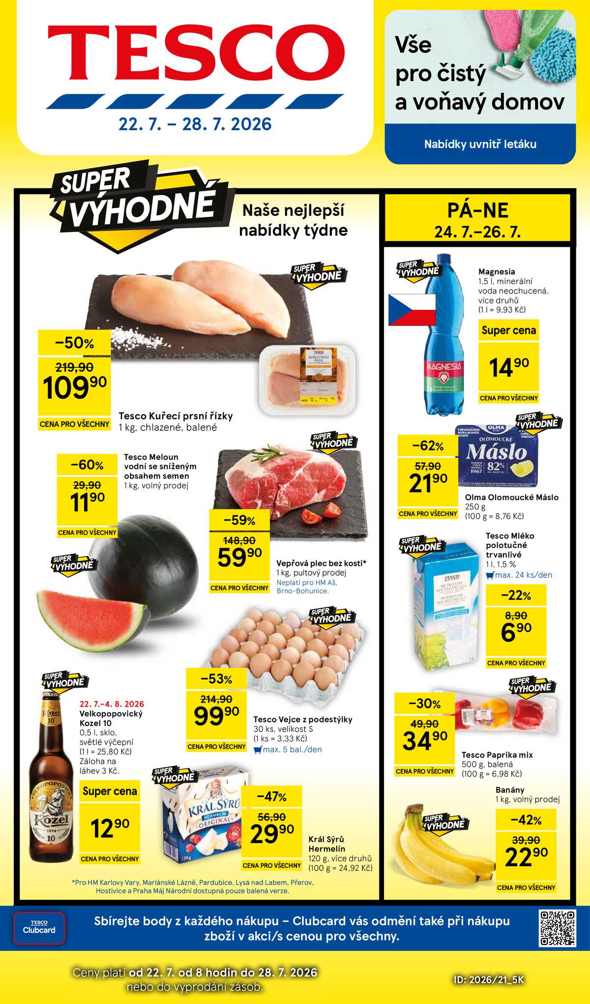 Tesco hypermarkety od 22.7. do 28.7.2026 strana 1