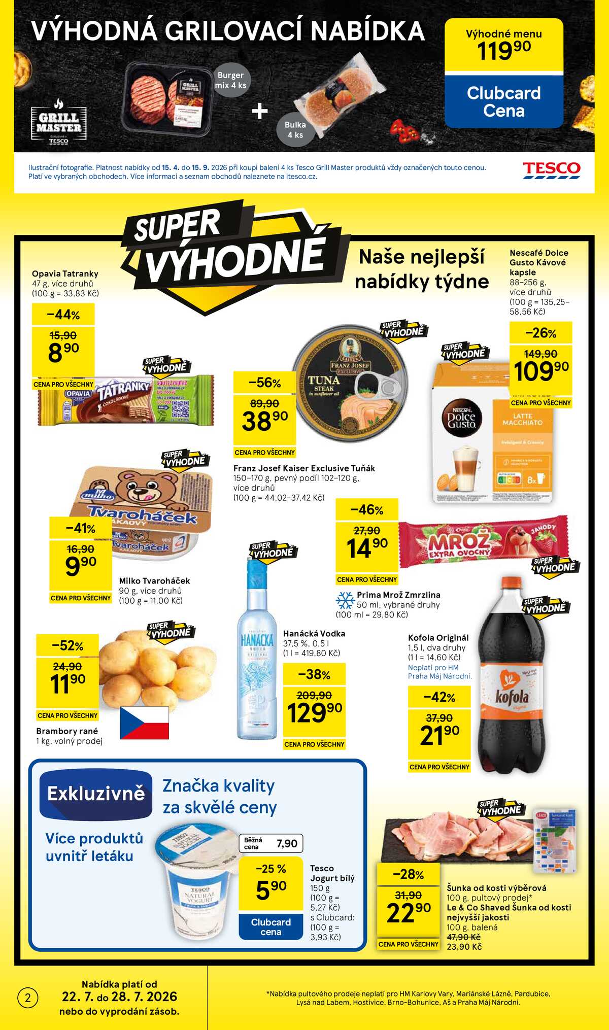 Tesco hypermarkety od 22.7. do 28.7.2026 strana 2