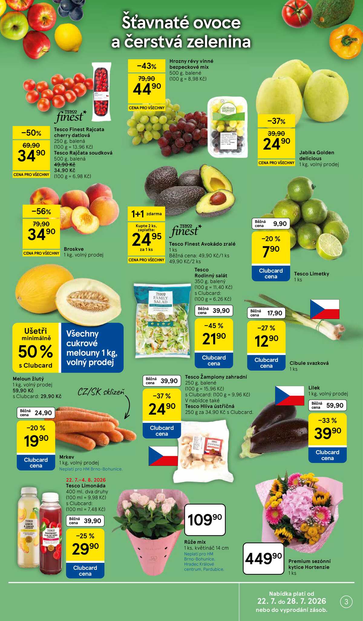 Tesco hypermarkety od 22.7. do 28.7.2026 strana 3