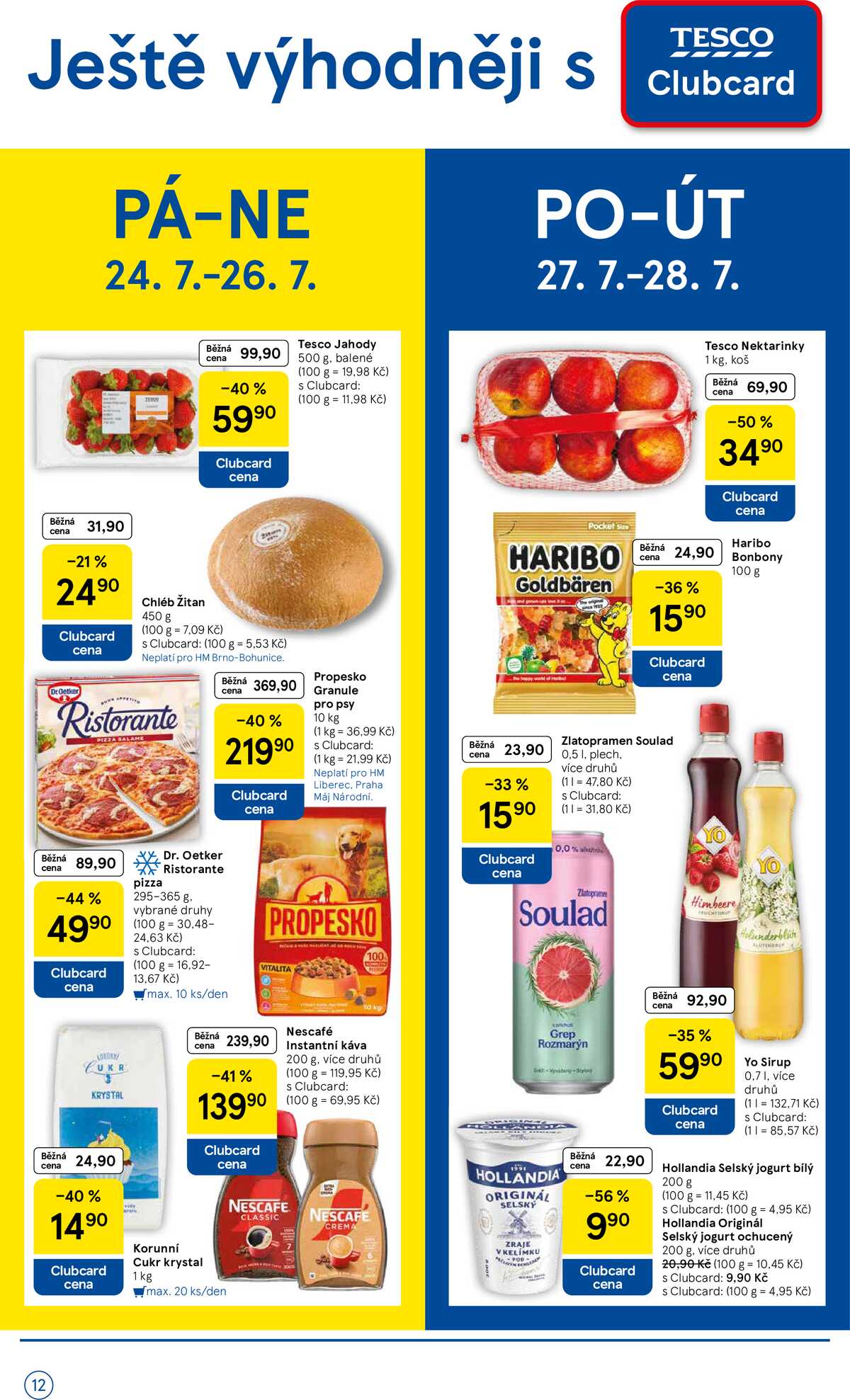Tesco hypermarkety od 22.7. do 28.7.2026 strana 12