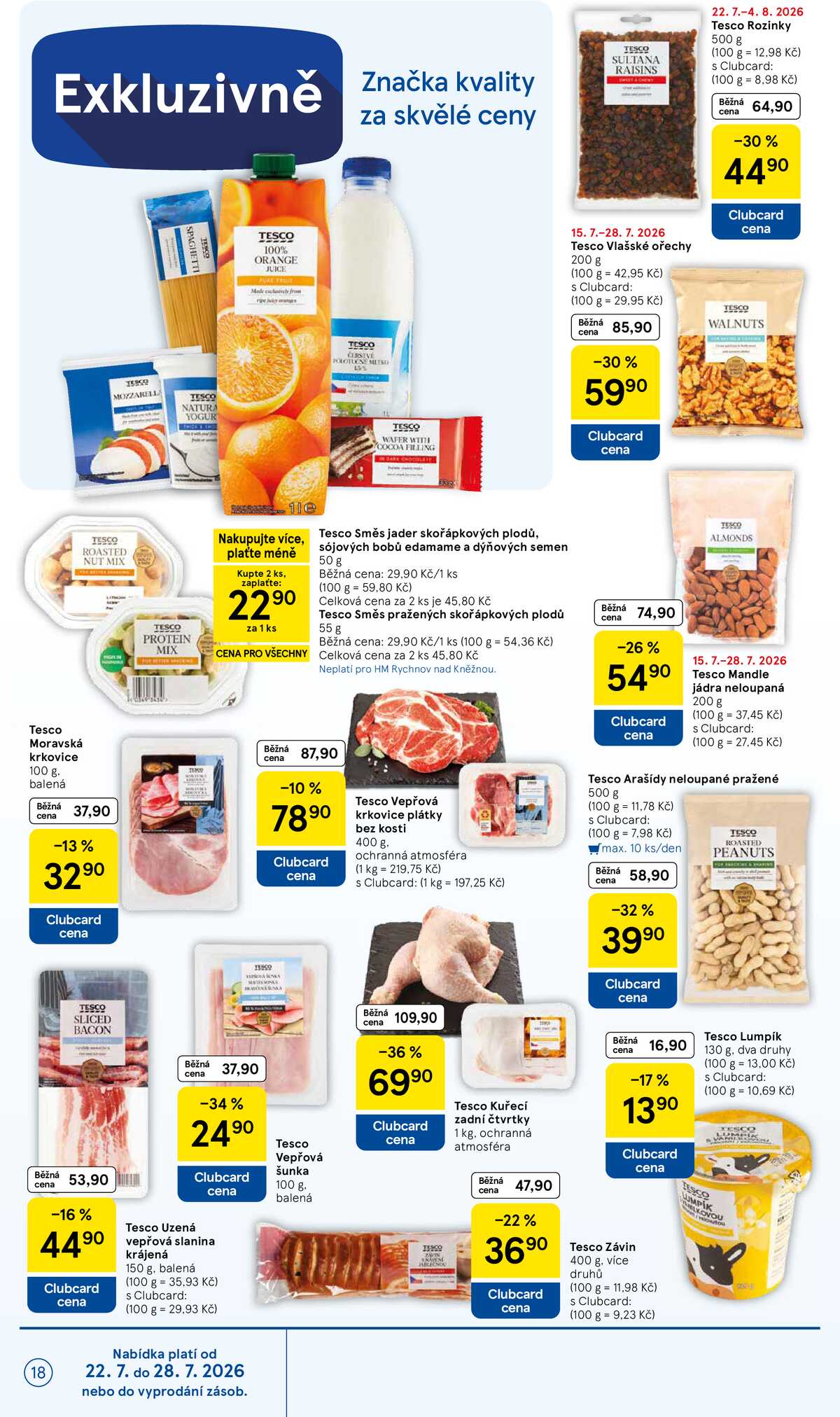 Tesco hypermarkety od 22.7. do 28.7.2026 strana 18