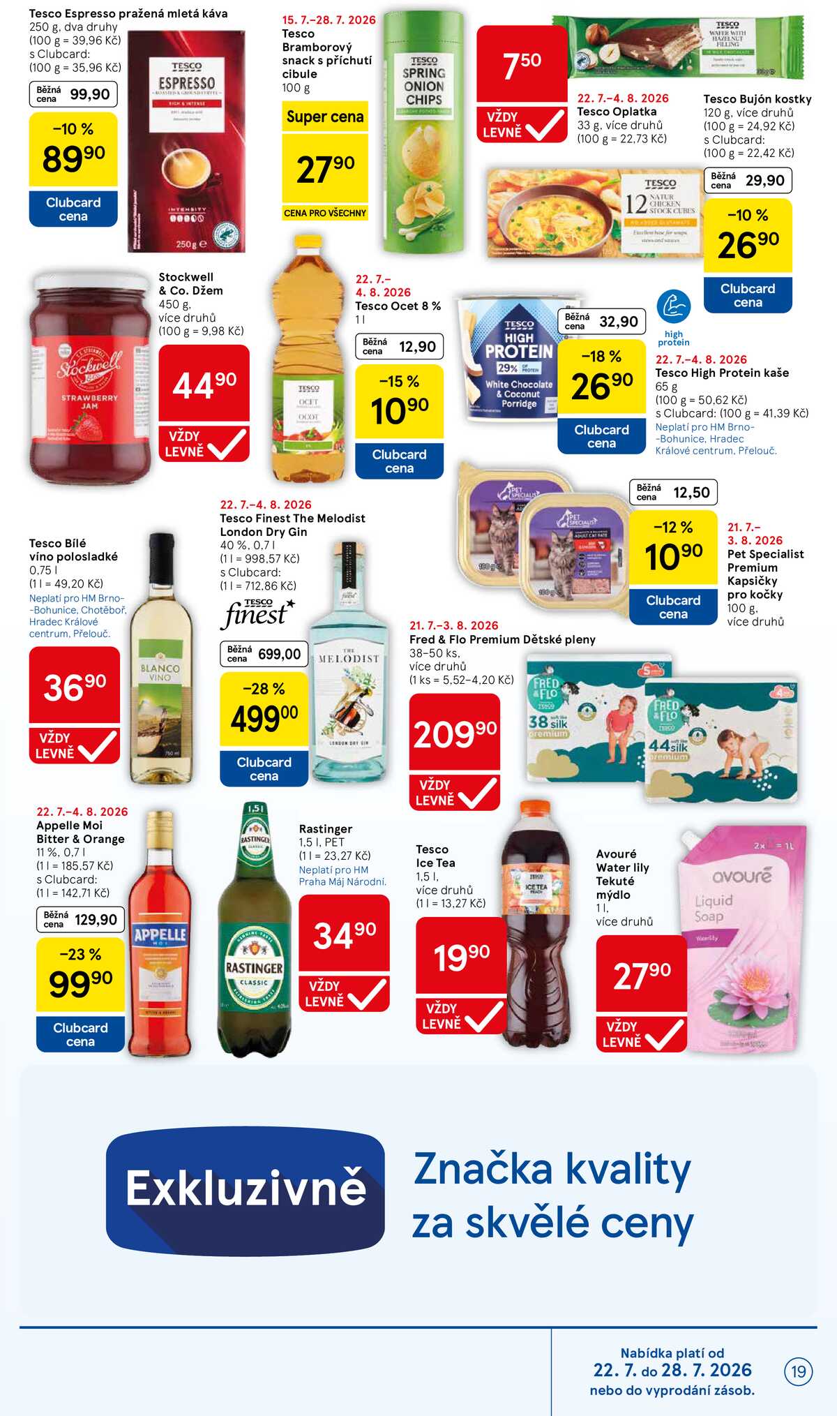 Tesco hypermarkety od 22.7. do 28.7.2026 strana 19