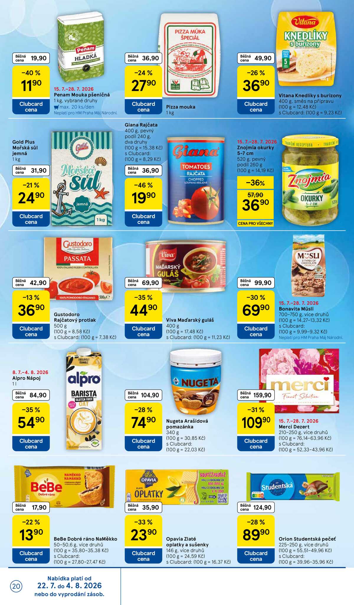Tesco hypermarkety od 22.7. do 28.7.2026 strana 20