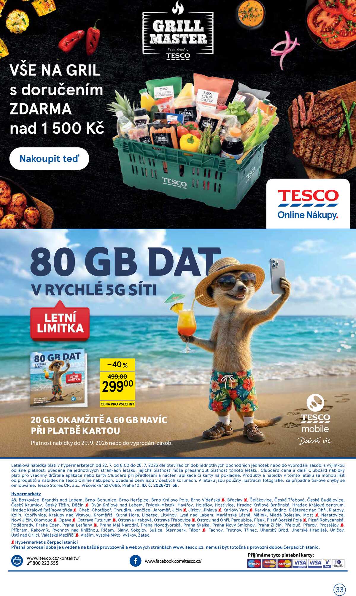 Tesco hypermarkety od 22.7. do 28.7.2026 strana 33