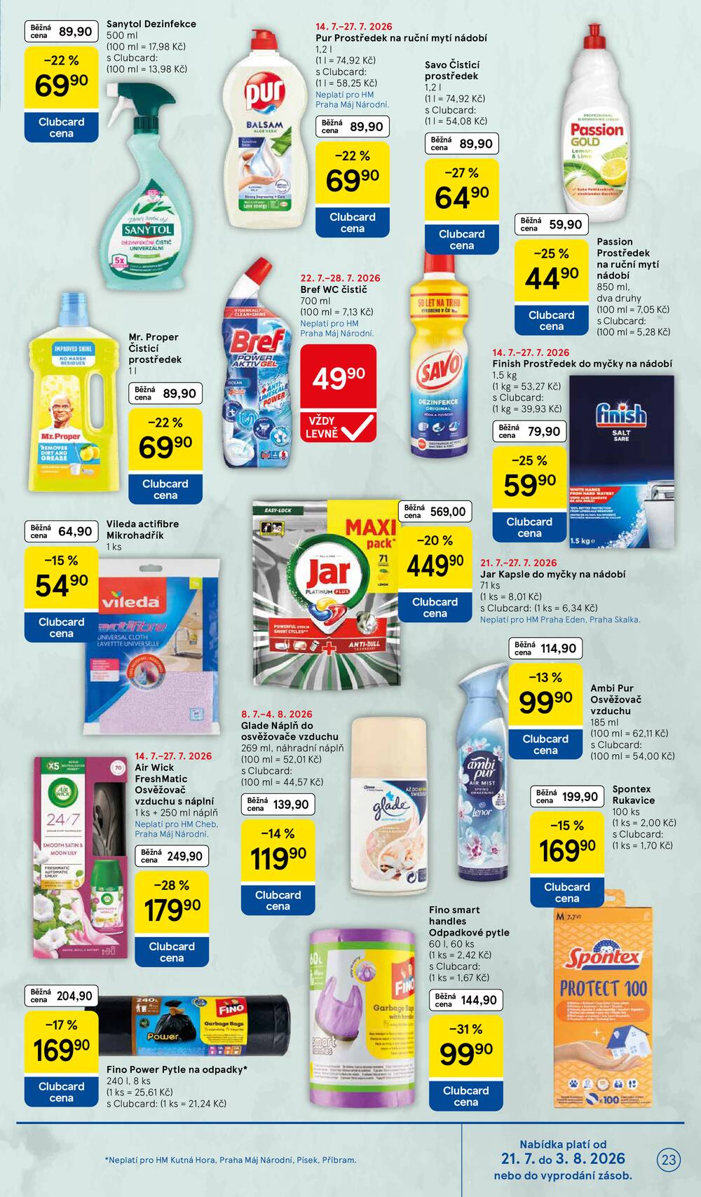 Leták Tesco - Tesco hypermarkety od 22.7. do 28.7.2026 - strana 23 Leták Tesco - Tesco hypermarkety od 22.7. do 28.7.2026 - strana 23