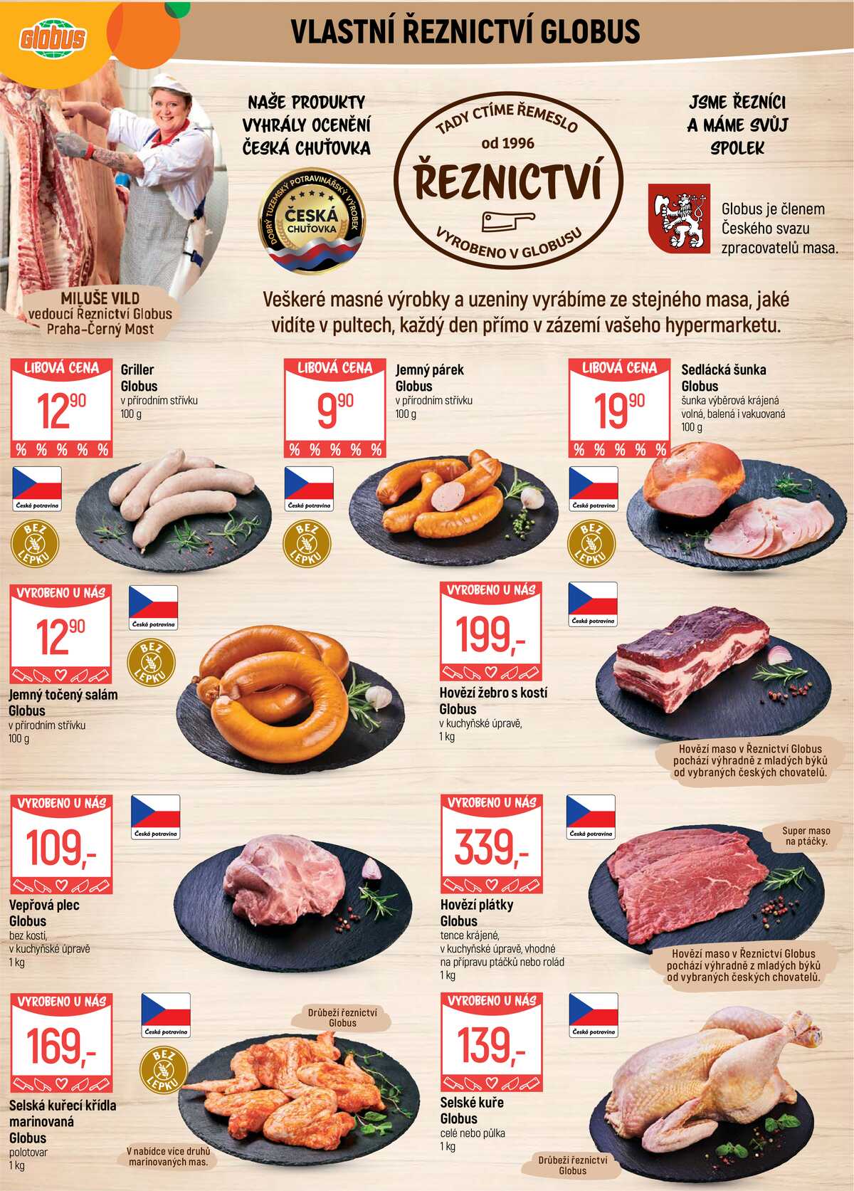 Akční leták Globus 22.7. - 28.7.2026 - Globus Praha - Centrum Černý Most strana 7