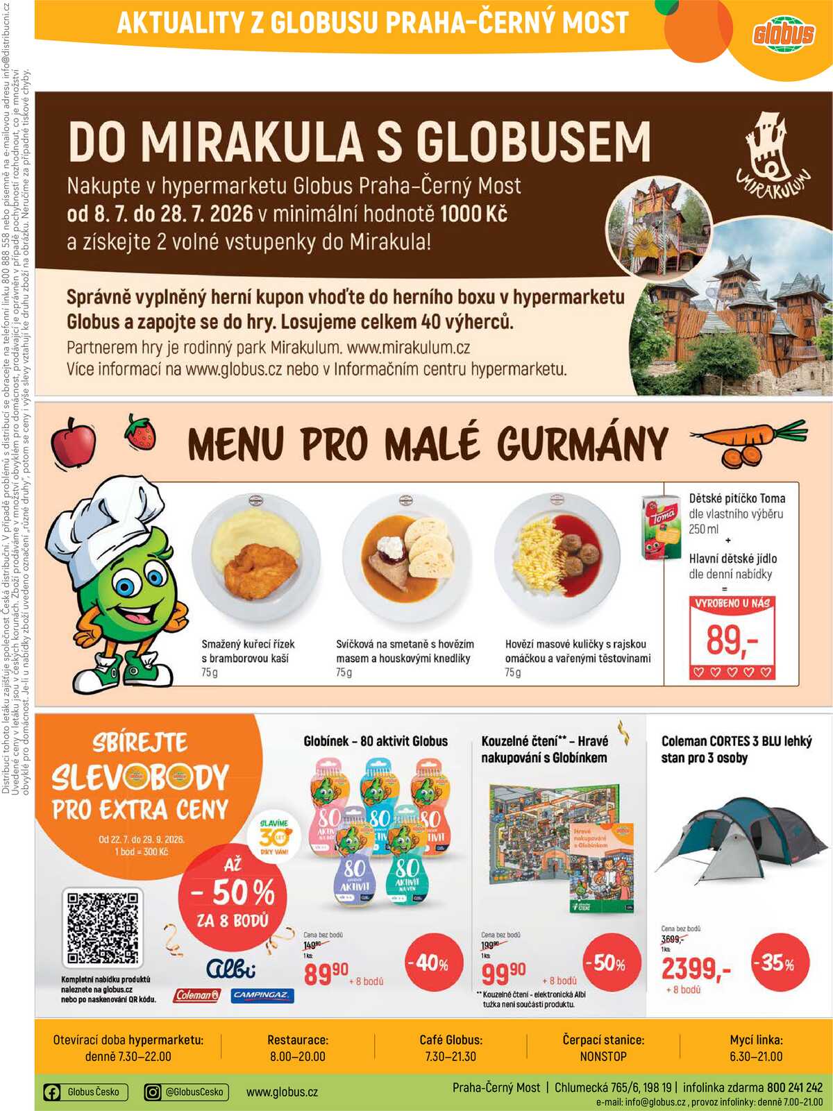 Akční leták Globus 22.7. - 28.7.2026 - Globus Praha - Centrum Černý Most strana 36