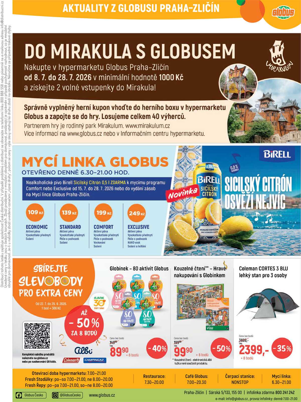 Akční leták Globus 22.7. - 28.7.2026 - Globus Praha - Zličín strana 36