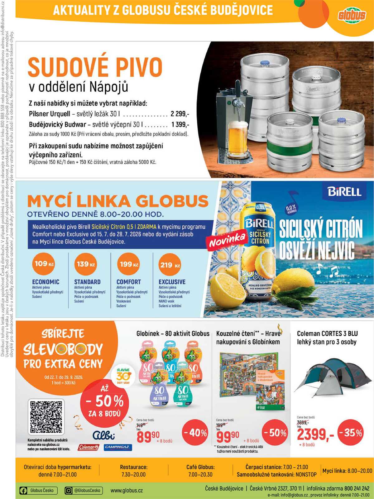 Akční leták Globus 22.7. - 28.7.2026 - Globus České Budějovice strana 36