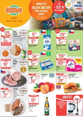 Akční leták Globus 22.7. - 28.7.2026 - Globus Havířov